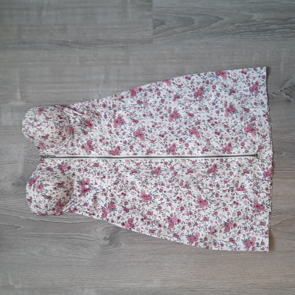 Vintage Pin Up Style Ditsy floral mini bustier corset dress